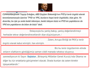 Cumhurbaşkanı Erdoğan: “PYD ve YPG Bunların Hepsi Terör Örgütüdür”